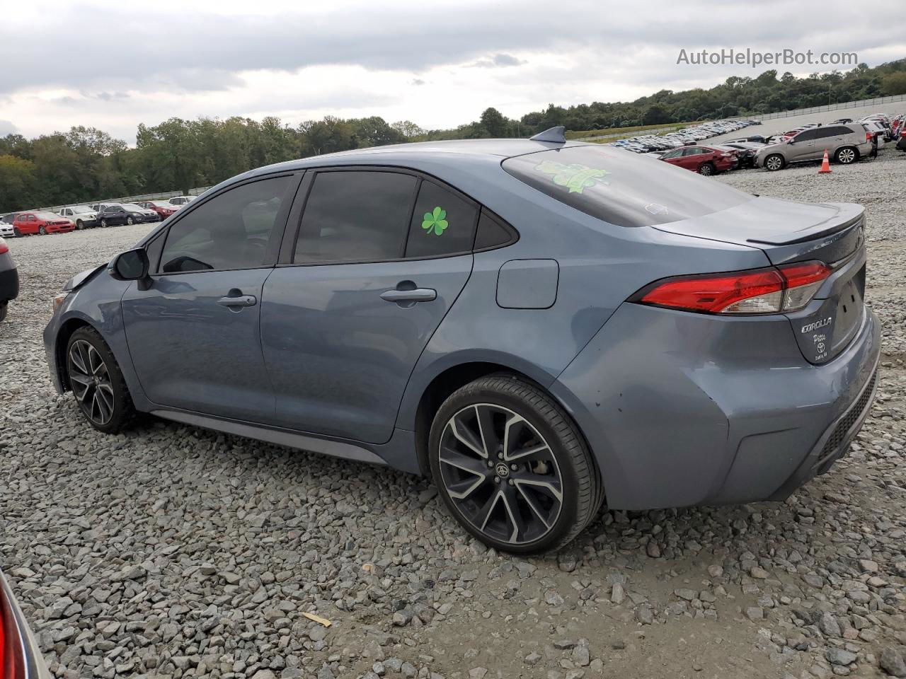 2020 Toyota Corolla Se Gray vin: JTDS4RCE8LJ032119