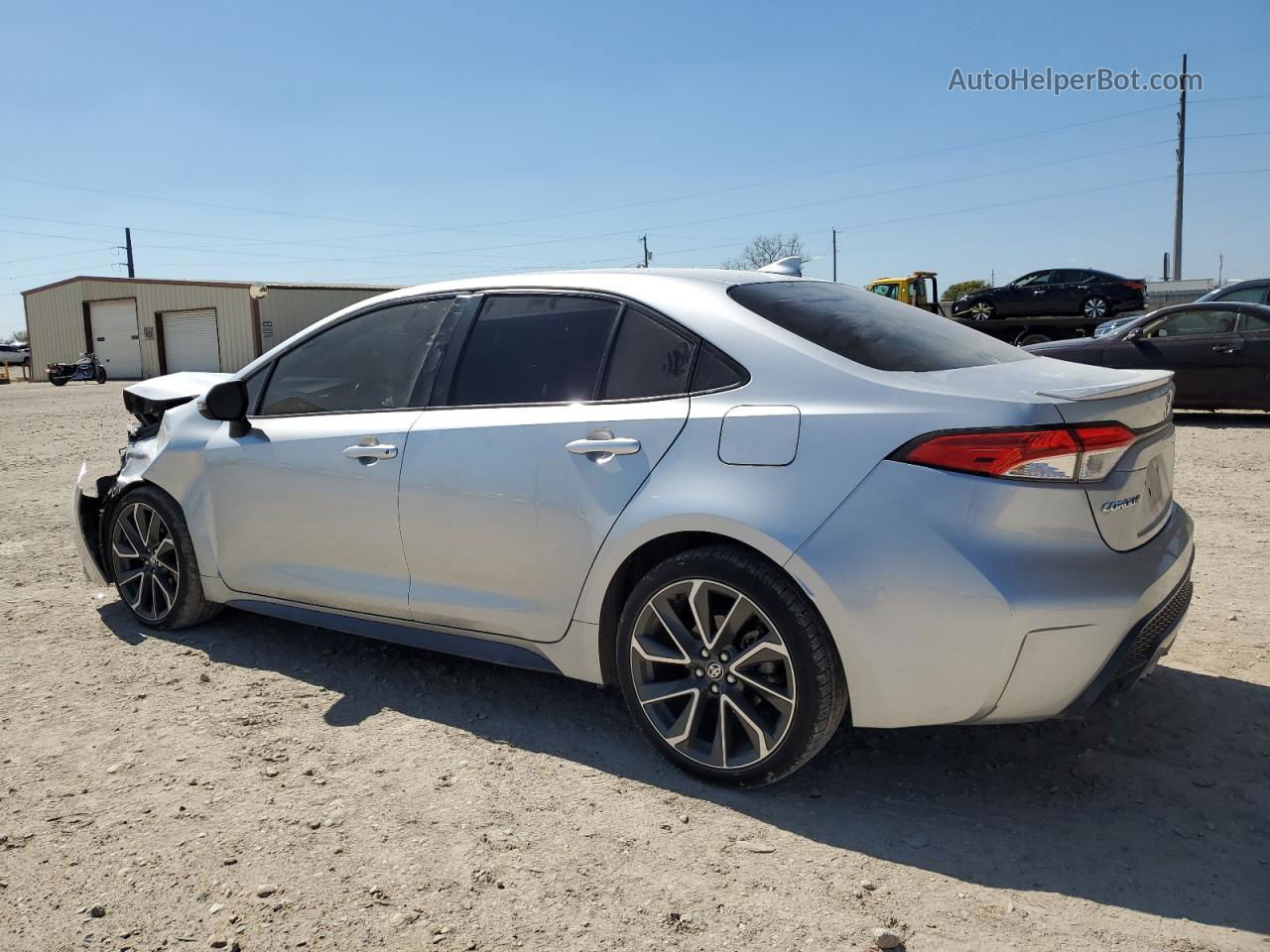 2020 Toyota Corolla Se Silver vin: JTDS4RCE8LJ051401