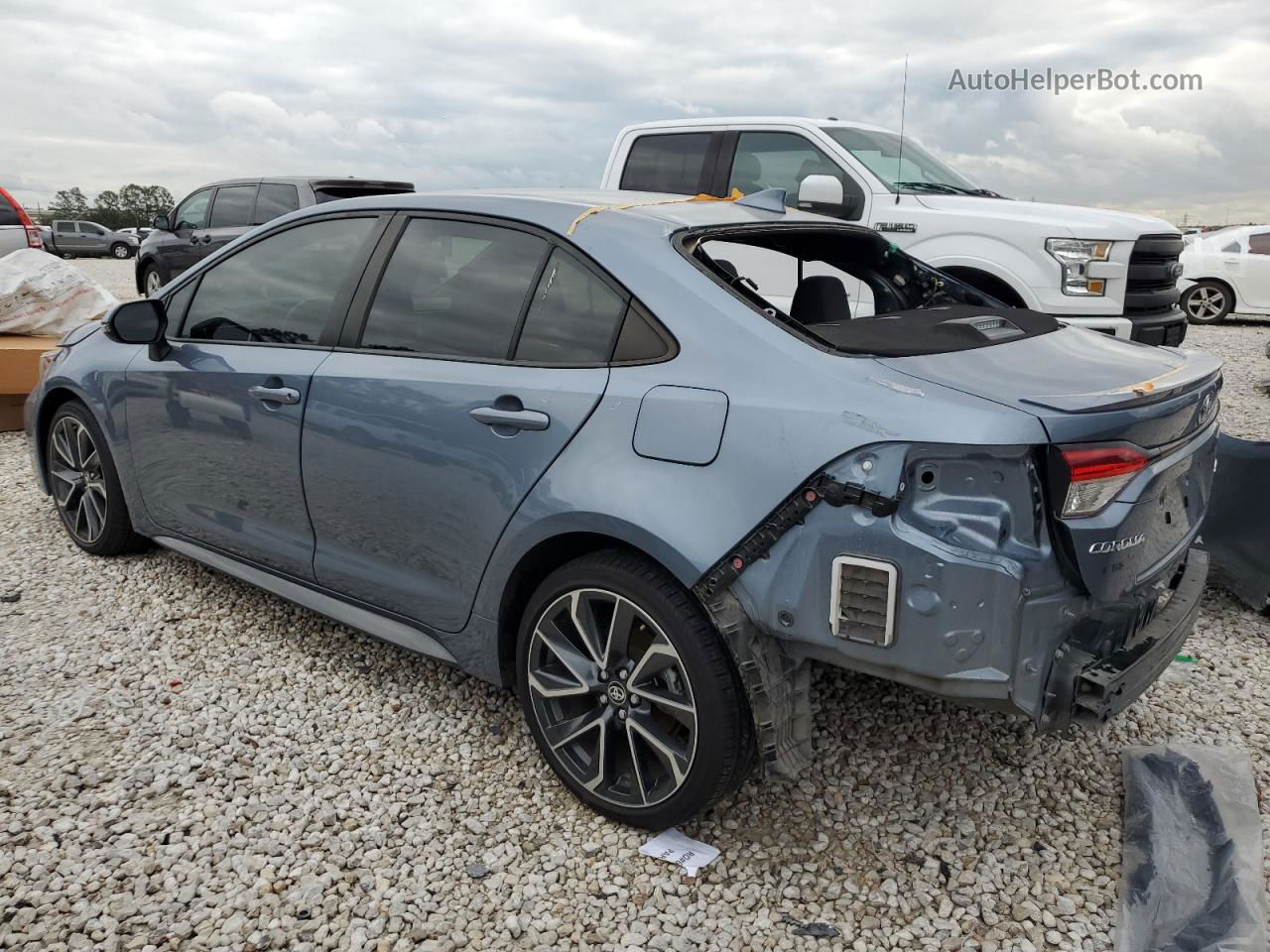 2020 Toyota Corolla Se Blue vin: JTDS4RCE9LJ050015