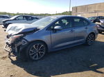 2020 Toyota Corolla Se Blue vin: JTDS4RCEXLJ008517