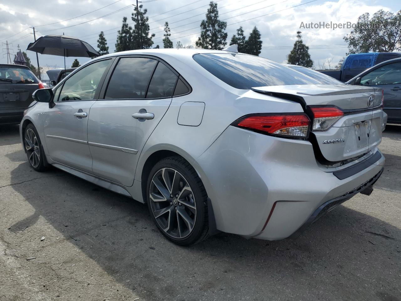 2020 Toyota Corolla Se Серебряный vin: JTDS4RCEXLJ022126