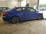 2020 Toyota Corolla Se Blue vin: JTDS4RCEXLJ028718