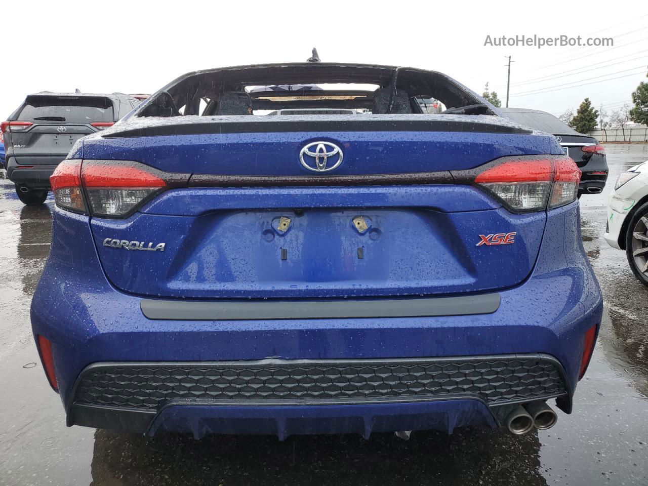 2021 Toyota Corolla Xse Синий vin: JTDT4MCE7MJ062379