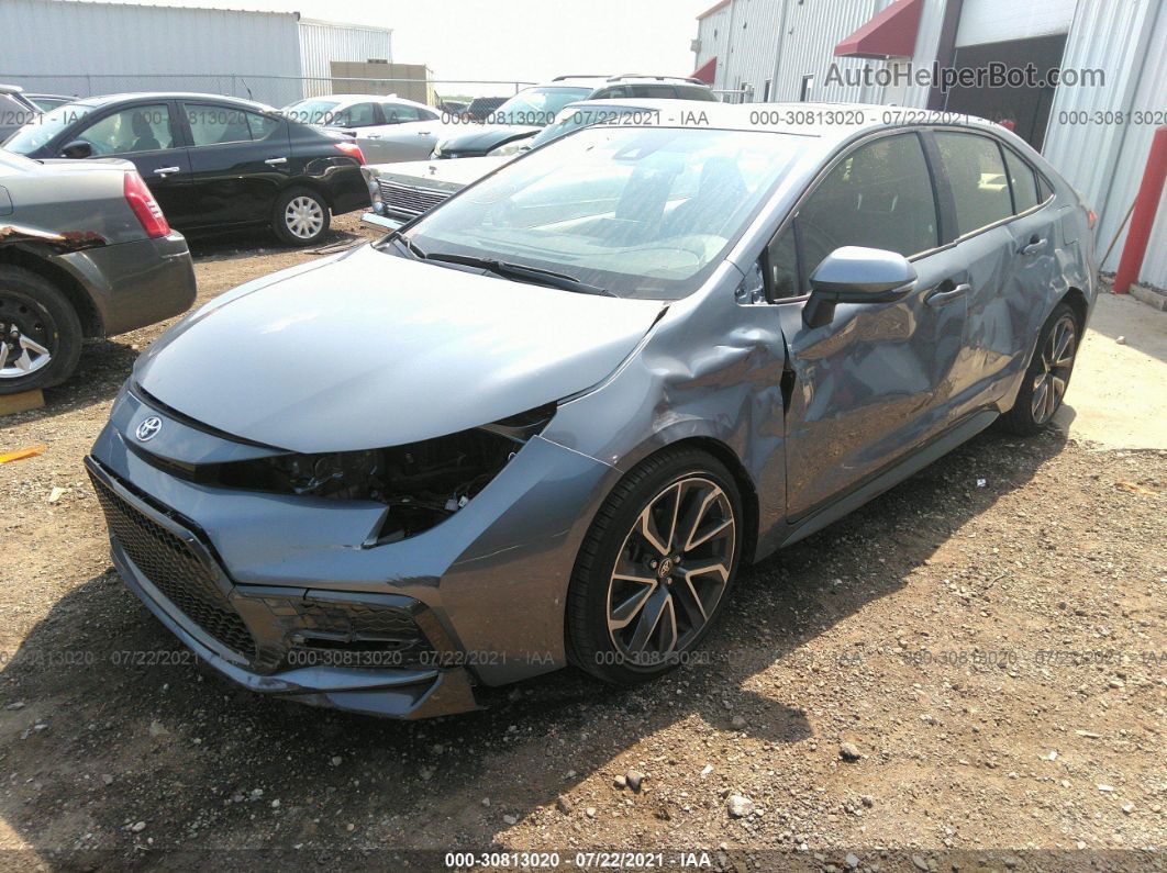 2020 Toyota Corolla Xse Blue vin: JTDT4RCE2LJ014946