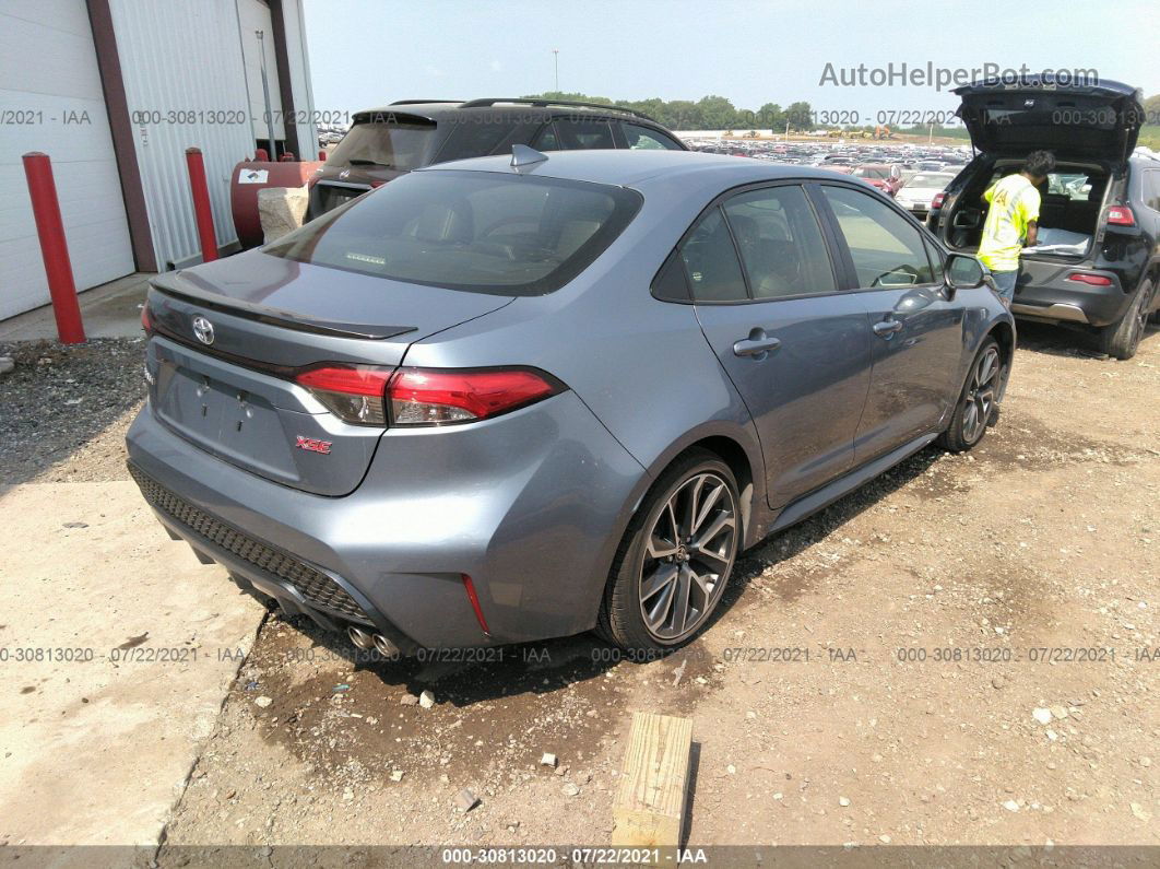 2020 Toyota Corolla Xse Blue vin: JTDT4RCE2LJ014946