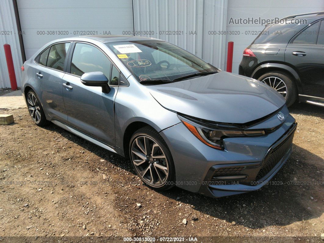 2020 Toyota Corolla Xse Синий vin: JTDT4RCE2LJ014946