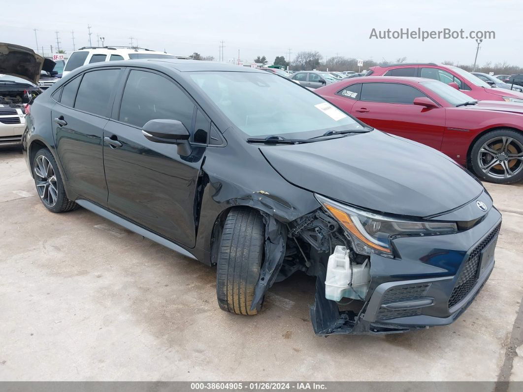 2020 Toyota Corolla Xse Black vin: JTDT4RCE3LJ007228