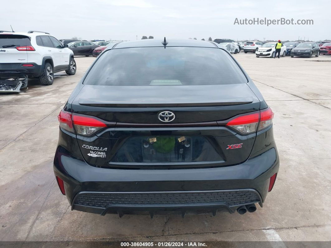 2020 Toyota Corolla Xse Black vin: JTDT4RCE3LJ007228