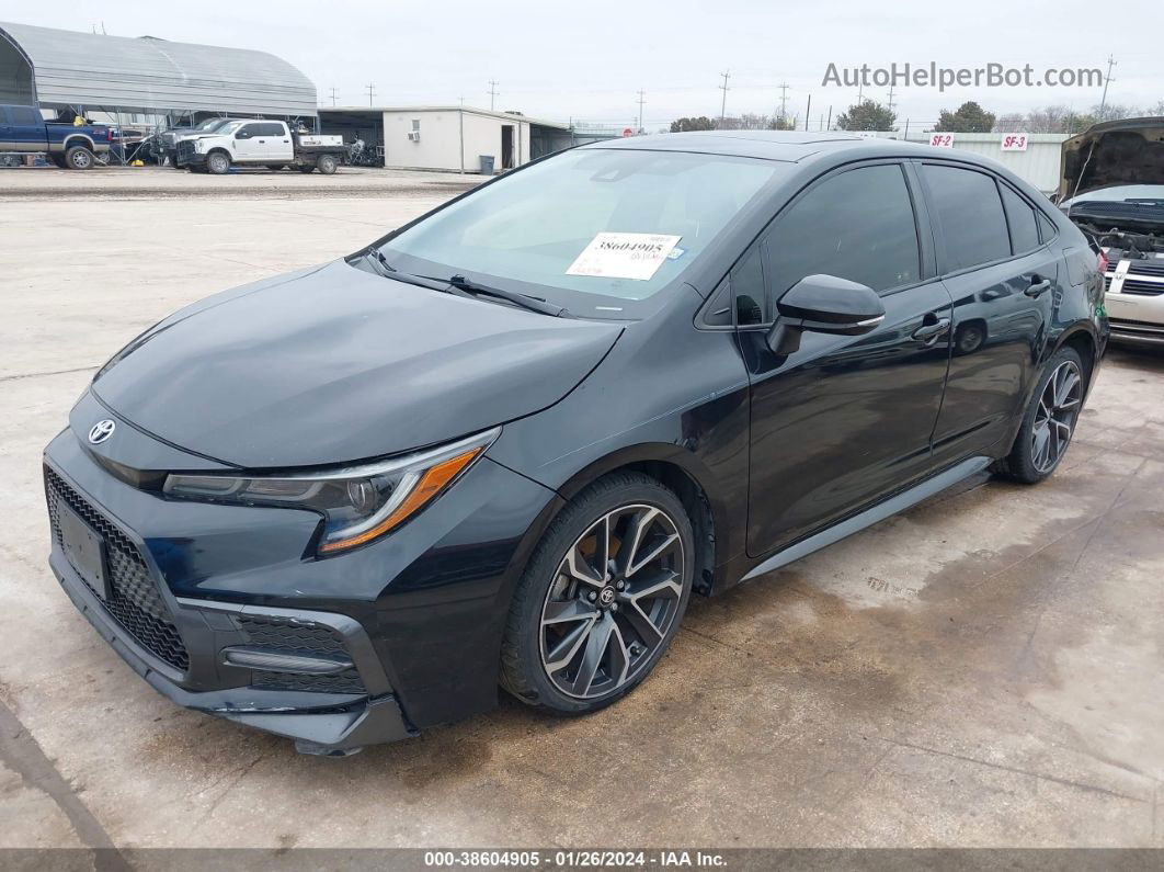 2020 Toyota Corolla Xse Black vin: JTDT4RCE3LJ007228