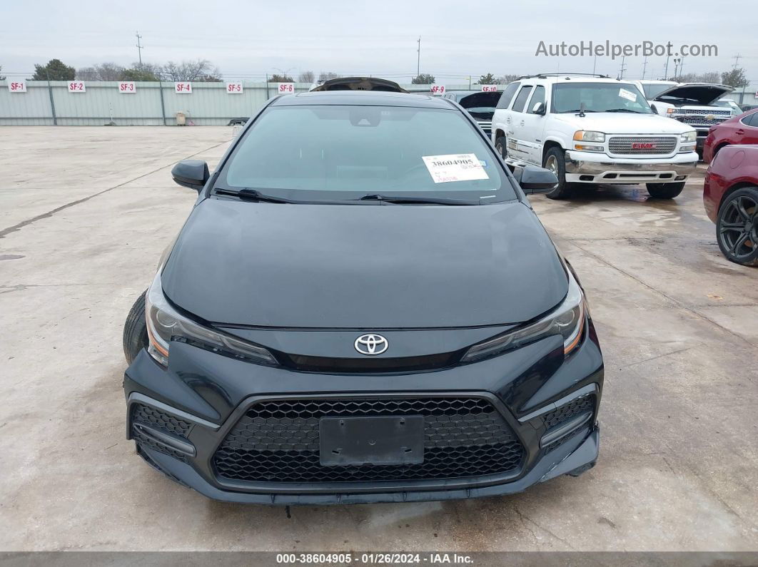 2020 Toyota Corolla Xse Black vin: JTDT4RCE3LJ007228