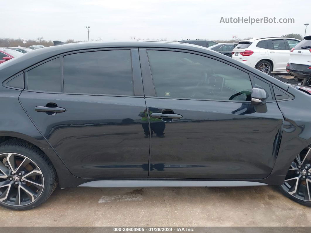 2020 Toyota Corolla Xse Black vin: JTDT4RCE3LJ007228