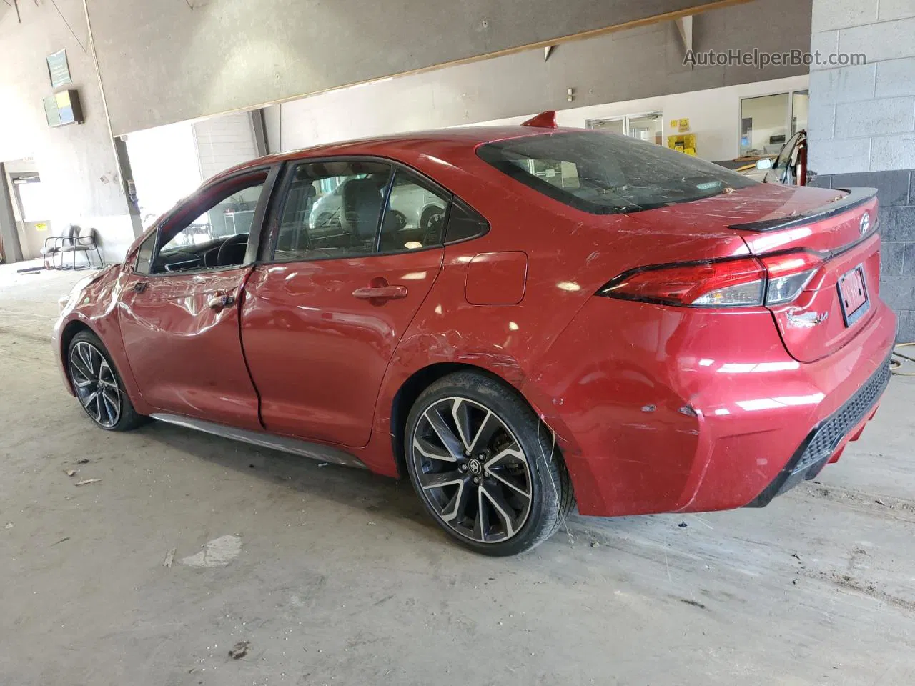 2020 Toyota Corolla Xse Red vin: JTDT4RCE4LJ003950