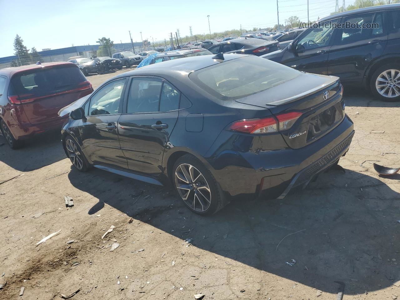 2020 Toyota Corolla Xse Black vin: JTDT4RCE7LJ004543