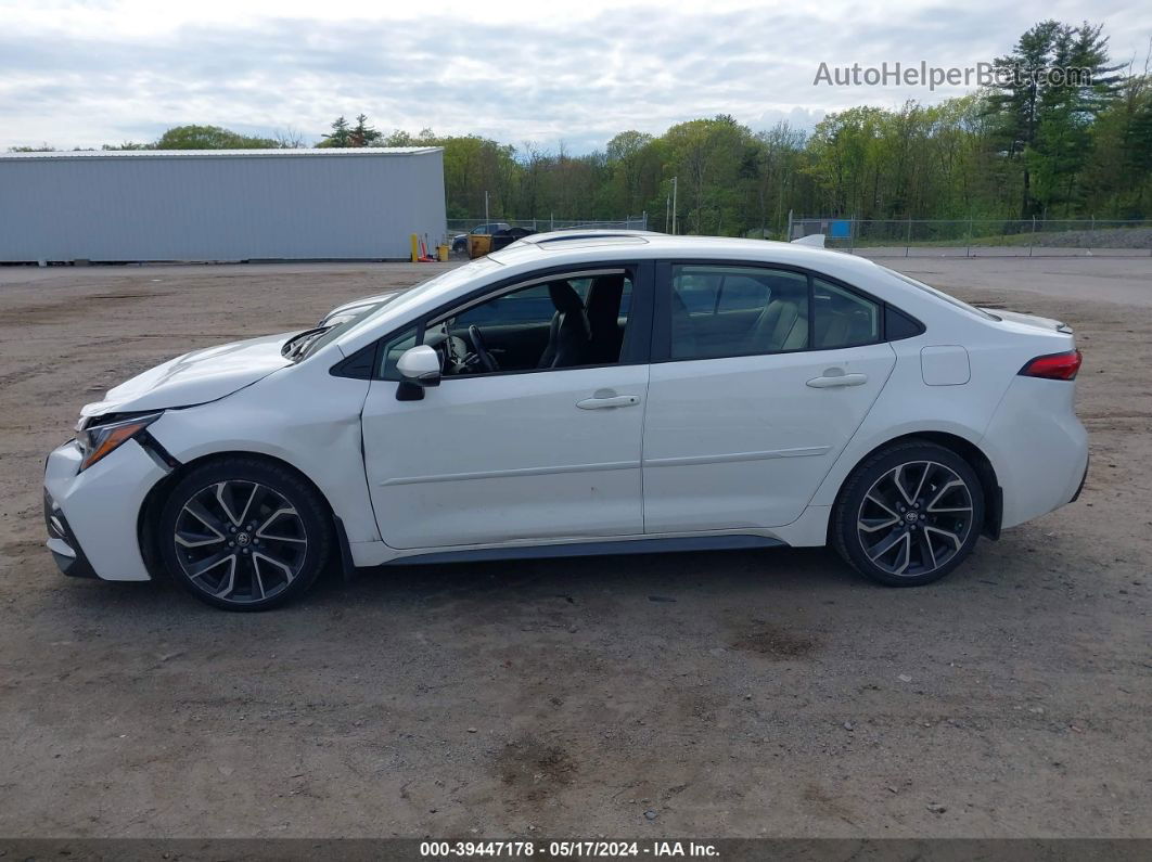 2020 Toyota Corolla Xse White vin: JTDT4RCE8LJ000176