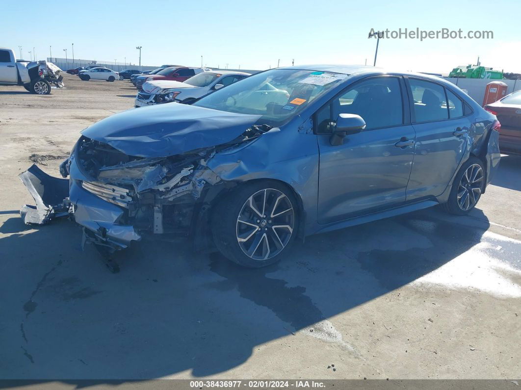 2020 Toyota Corolla Xse Teal vin: JTDT4RCE8LJ010559