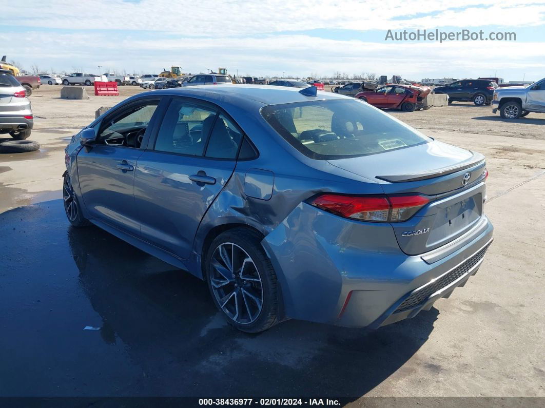 2020 Toyota Corolla Xse Teal vin: JTDT4RCE8LJ010559