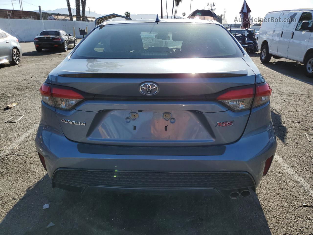 2020 Toyota Corolla Xse Gray vin: JTDT4RCEXLJ003869