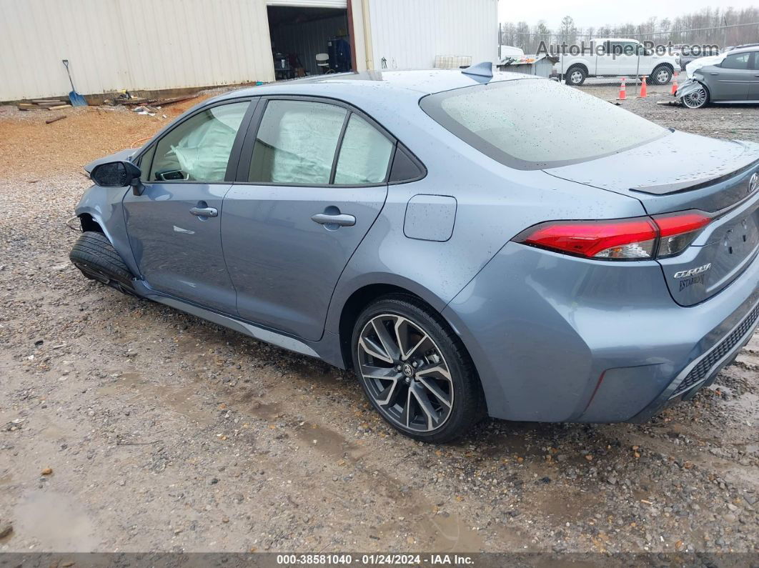 2020 Toyota Corolla Xse Blue vin: JTDT4RCEXLJ013320