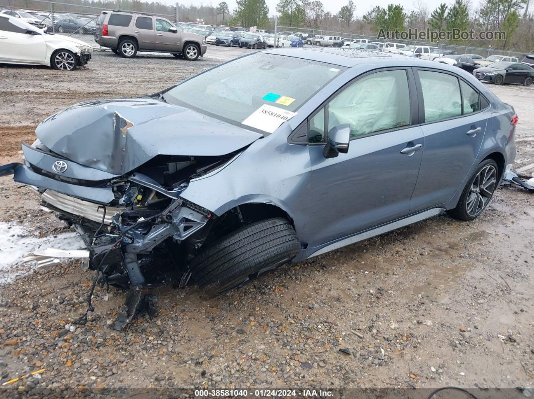 2020 Toyota Corolla Xse Blue vin: JTDT4RCEXLJ013320