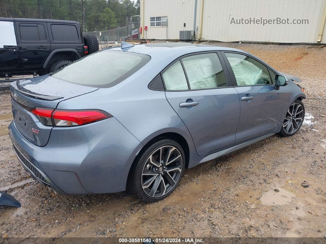 2020 Toyota Corolla Xse Blue vin: JTDT4RCEXLJ013320