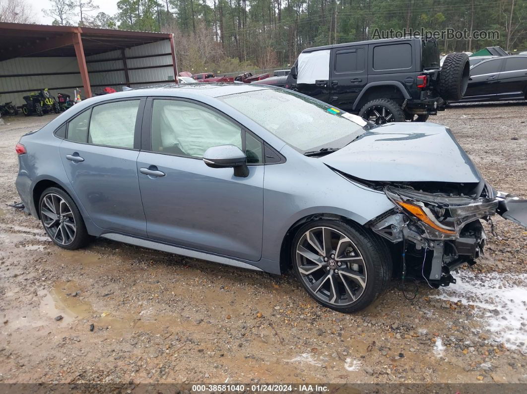 2020 Toyota Corolla Xse Blue vin: JTDT4RCEXLJ013320