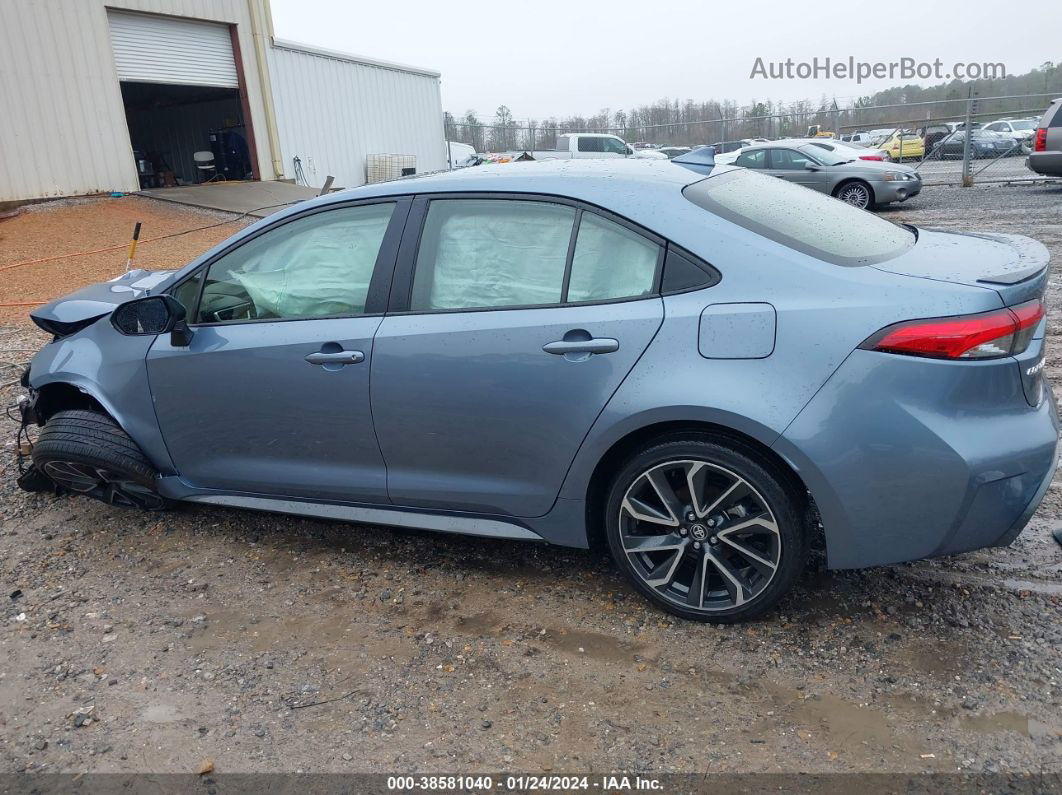 2020 Toyota Corolla Xse Blue vin: JTDT4RCEXLJ013320