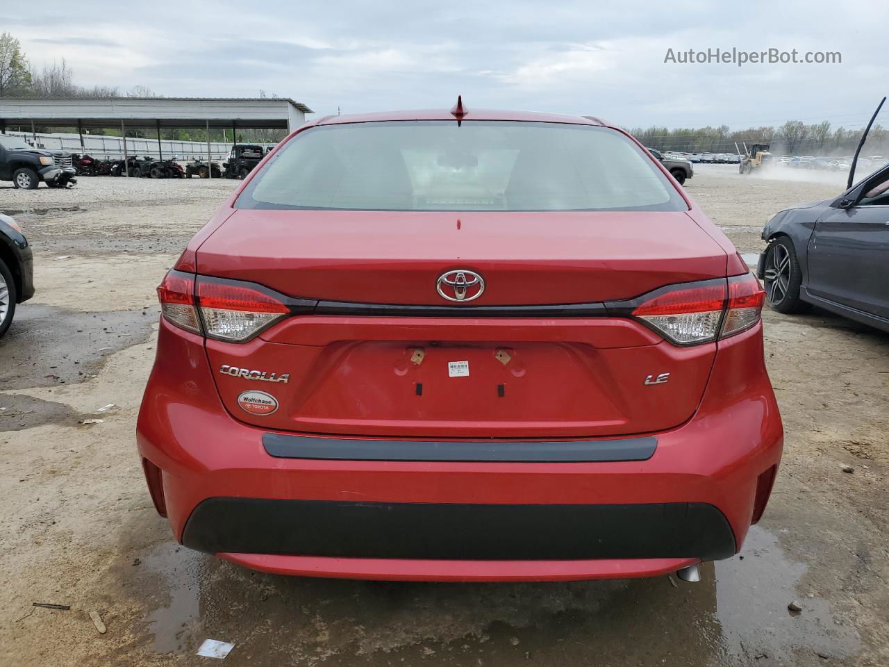 2021 Toyota Corolla Le Red vin: JTDVPMAE0MJ123137