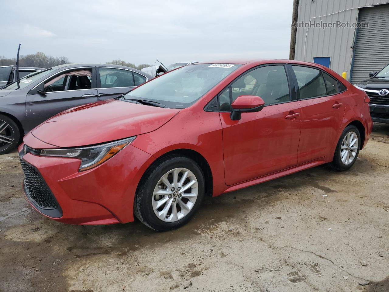 2021 Toyota Corolla Le Red vin: JTDVPMAE0MJ123137