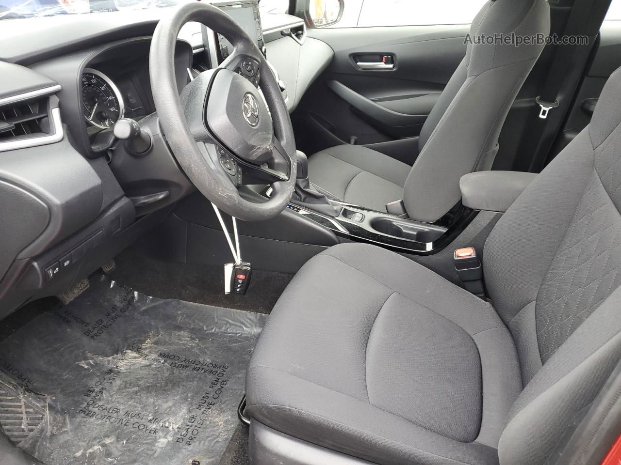 2021 Toyota Corolla Le Красный vin: JTDVPMAE1MJ133272