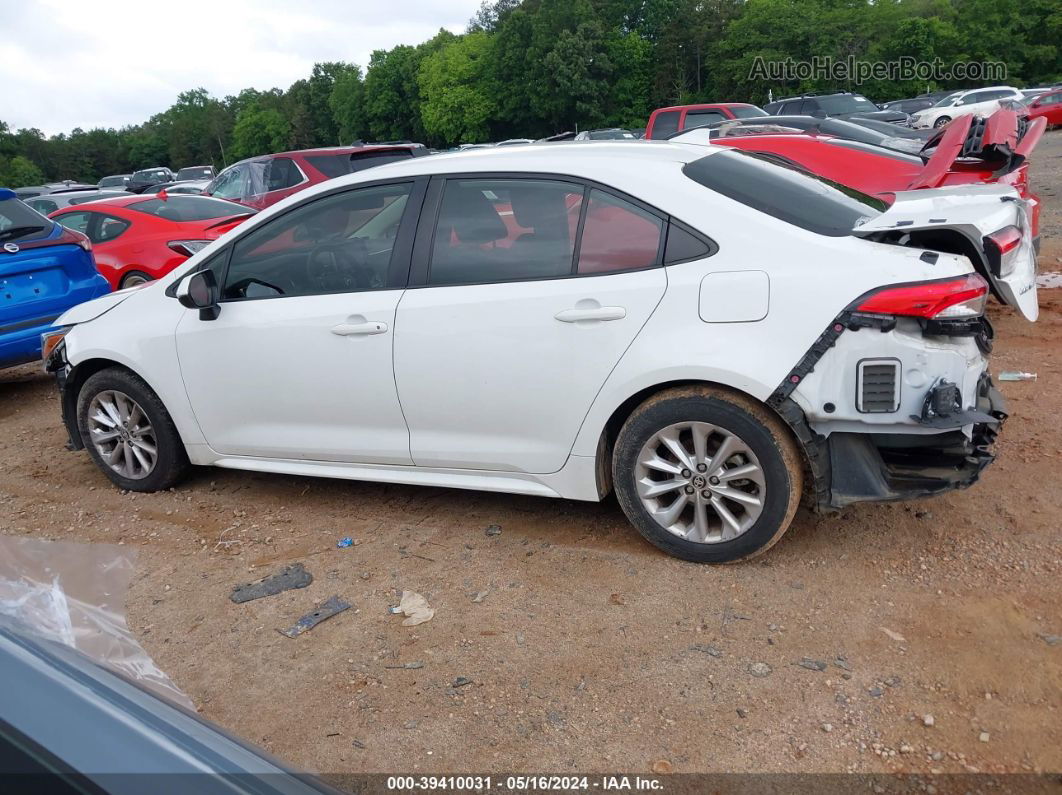 2021 Toyota Corolla Le White vin: JTDVPMAE3MJ141230