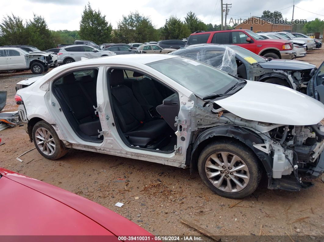 2021 Toyota Corolla Le White vin: JTDVPMAE3MJ141230