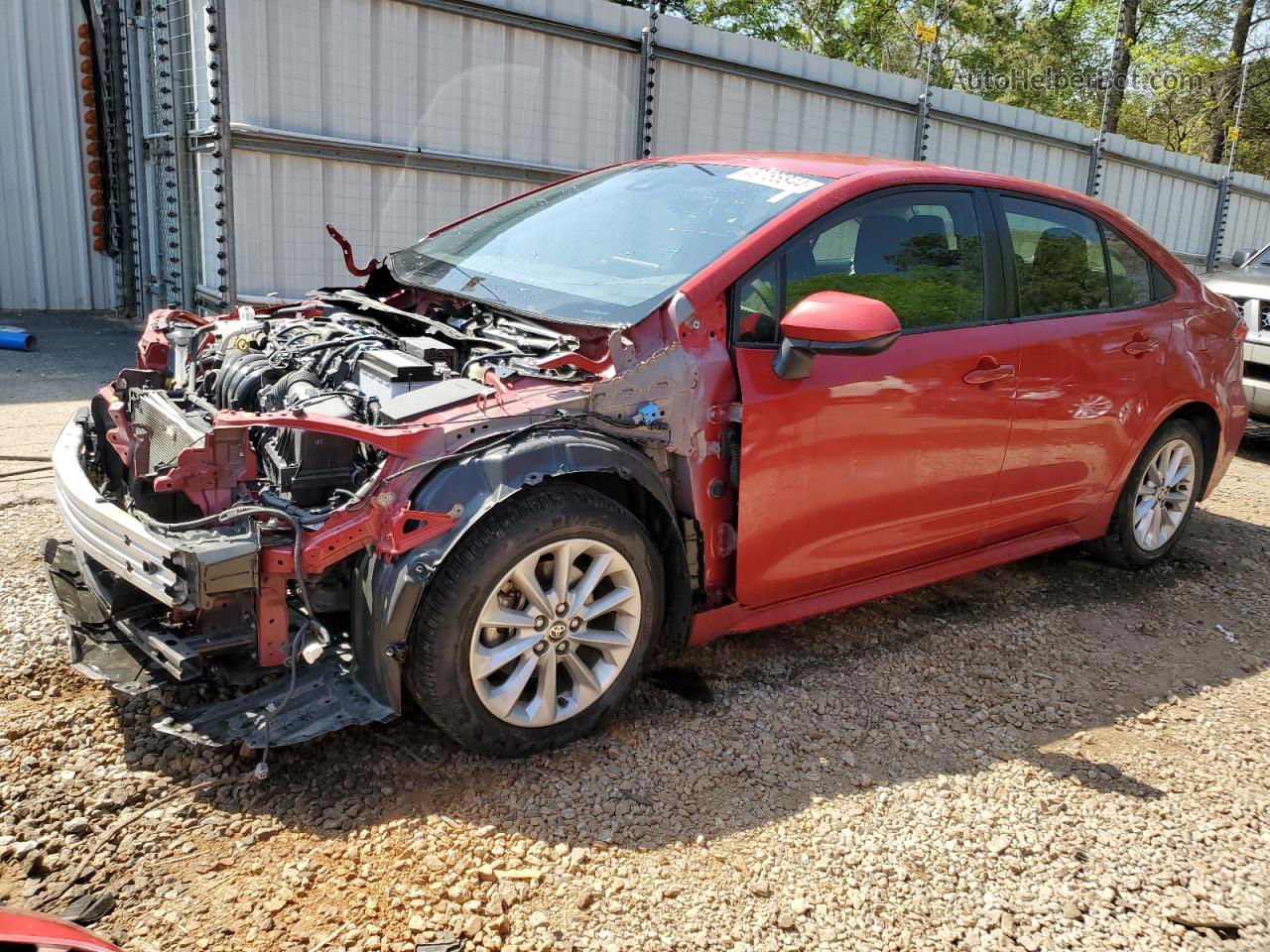 2021 Toyota Corolla Le Red vin: JTDVPMAE8MJ122575