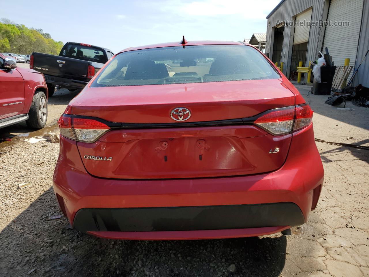 2021 Toyota Corolla Le Красный vin: JTDVPMAE8MJ122575