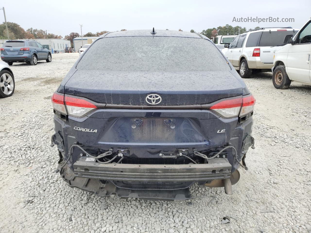 2021 Toyota Corolla Le Blue vin: JTDVPMAE9MJ122682