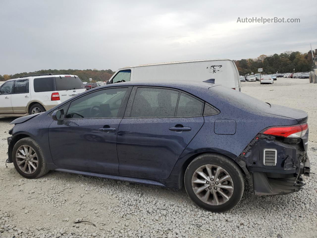 2021 Toyota Corolla Le Синий vin: JTDVPMAE9MJ122682