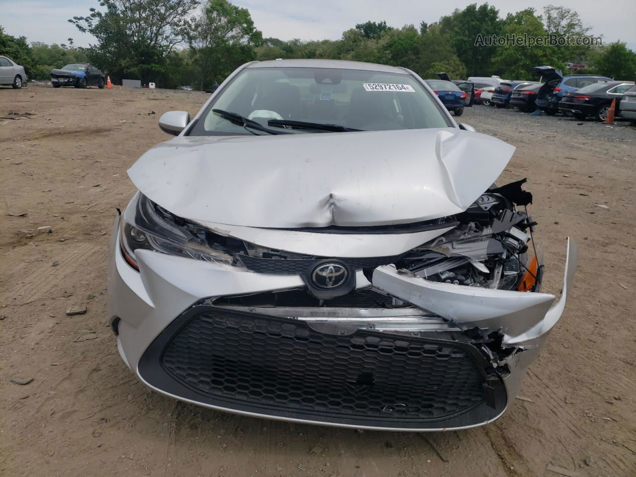 2021 Toyota Corolla Le Silver vin: JTDVPMAEXMJ142617