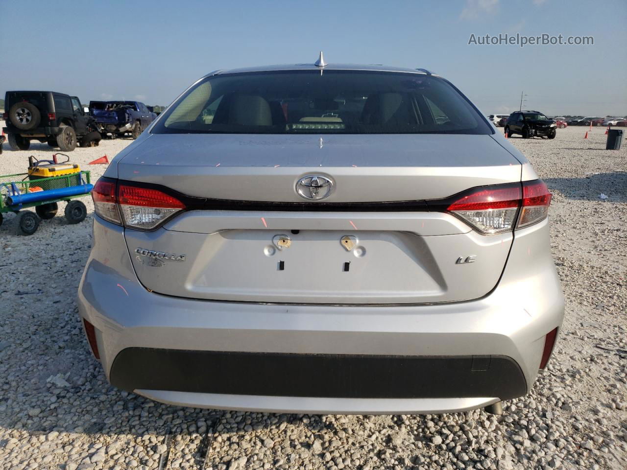 2021 Toyota Corolla Le Silver vin: JTDVPMAEXMJ155576