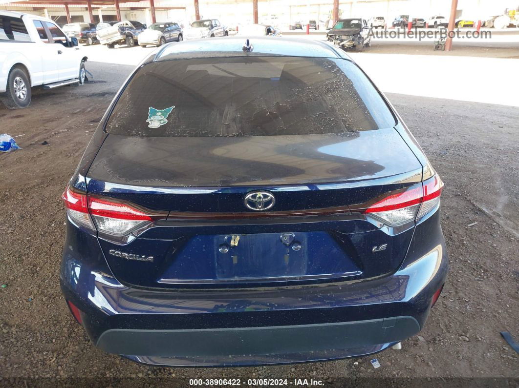 2020 Toyota Corolla Le Blue vin: JTDVPRAE1LJ104897