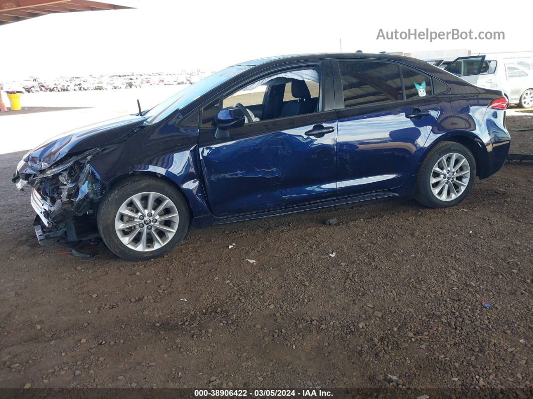 2020 Toyota Corolla Le Blue vin: JTDVPRAE1LJ104897