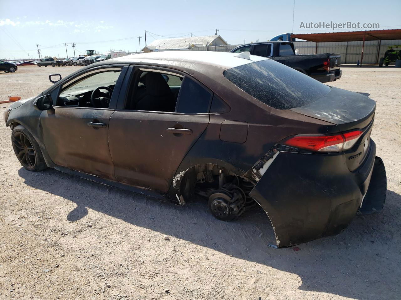 2020 Toyota Corolla Le Black vin: JTDVPRAE4LJ090803