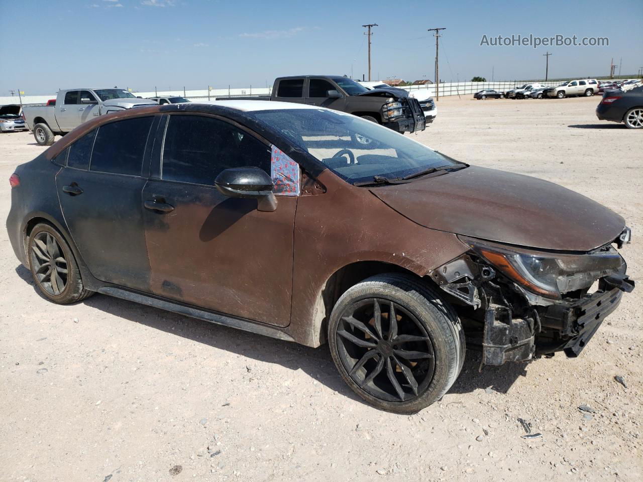 2020 Toyota Corolla Le Black vin: JTDVPRAE4LJ090803