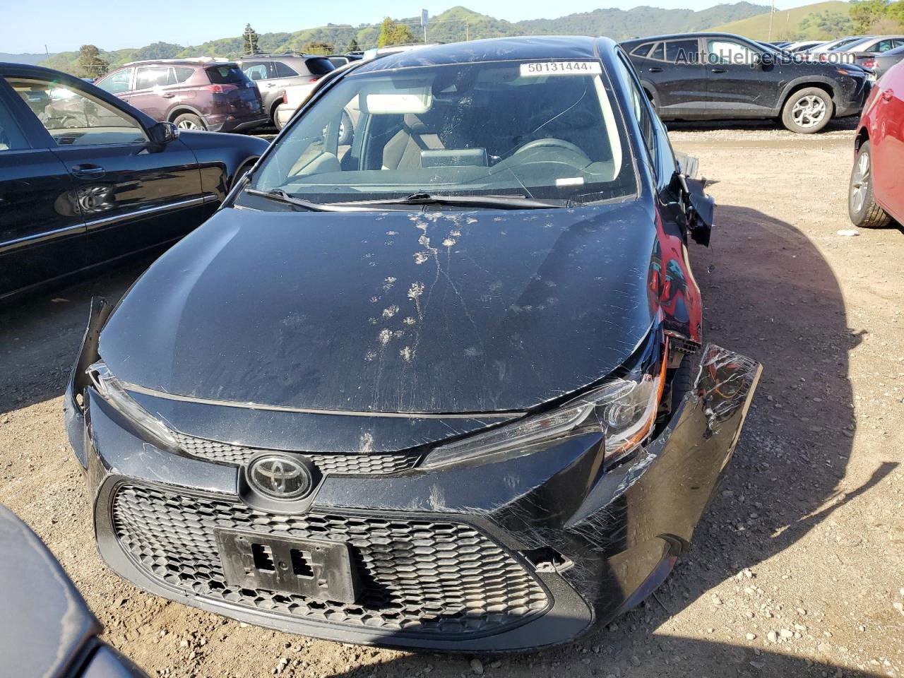 2020 Toyota Corolla Le Black vin: JTDVPRAE7LJ111868