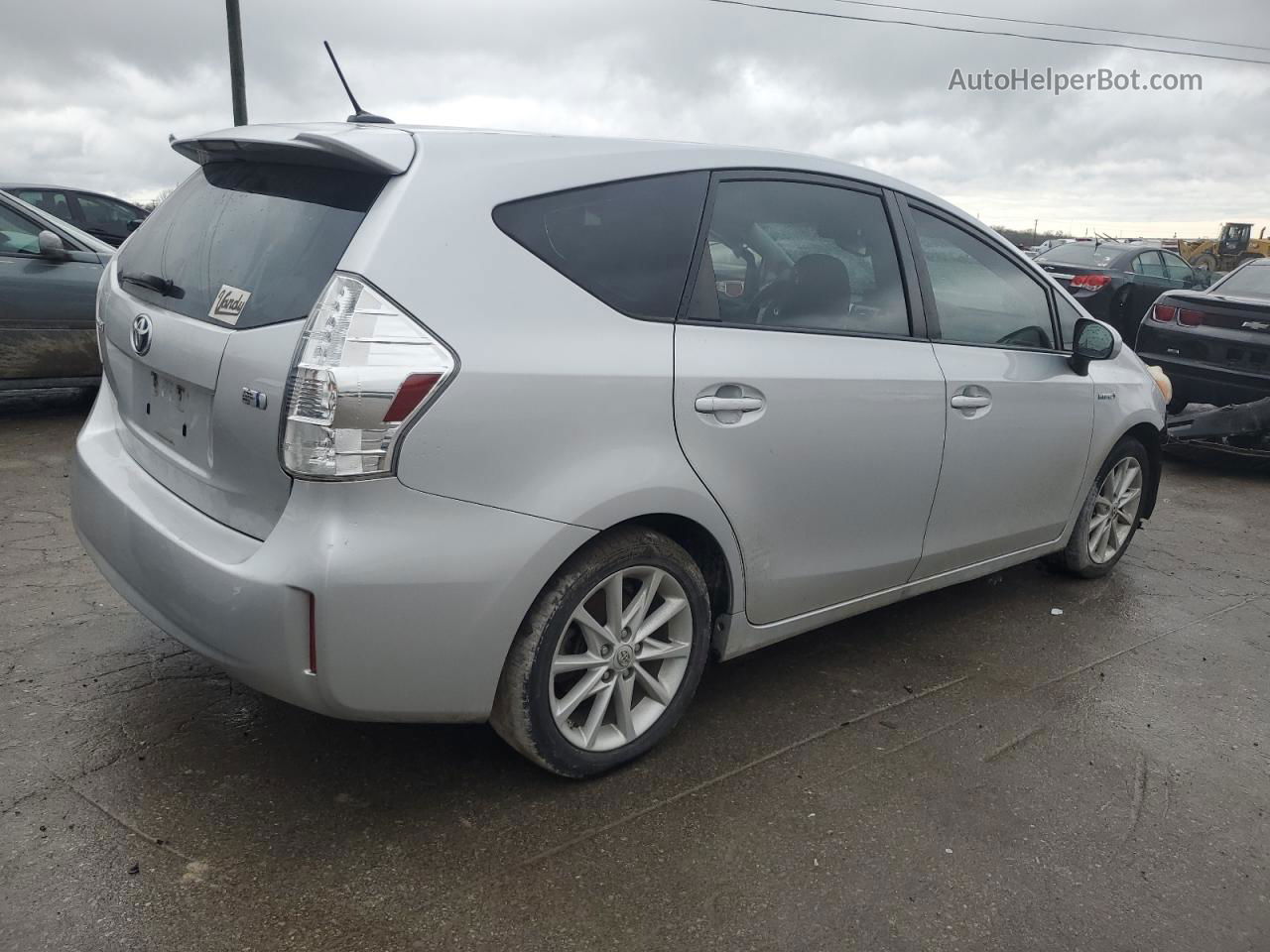 2012 Toyota Prius V  Silver vin: JTDZN3EU0C3022542