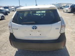 2012 Toyota Prius V  White vin: JTDZN3EU0C3043441