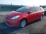 2012 Toyota Prius V Two Red vin: JTDZN3EU0C3050342