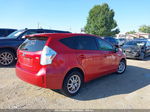 2012 Toyota Prius V Two Red vin: JTDZN3EU0C3055220