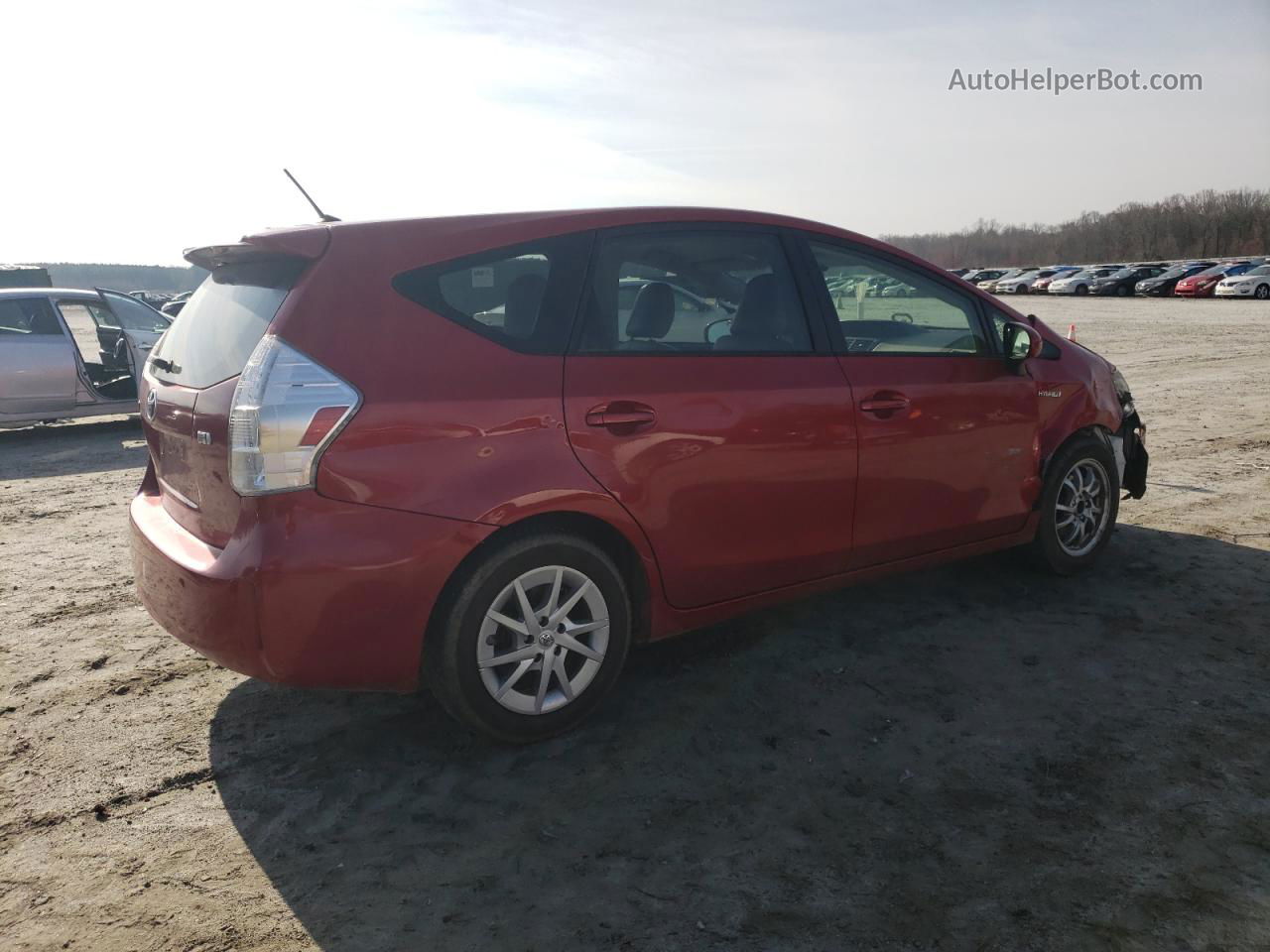 2012 Toyota Prius V  Red vin: JTDZN3EU0C3068484