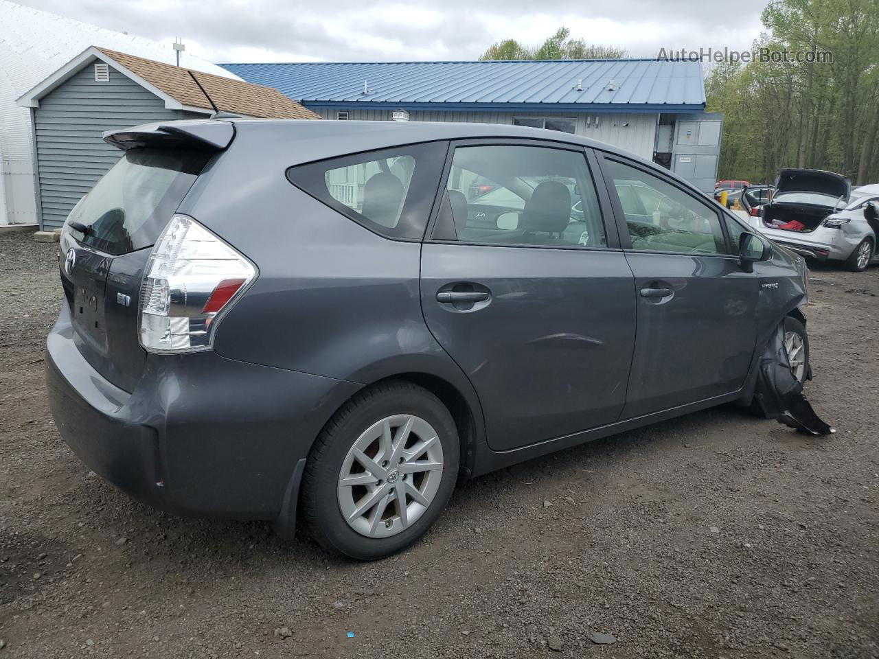 2012 Toyota Prius V  Серый vin: JTDZN3EU0C3072194