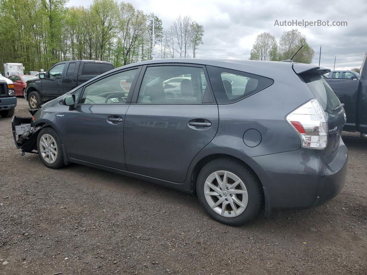 2012 Toyota Prius V  Серый vin: JTDZN3EU0C3072194