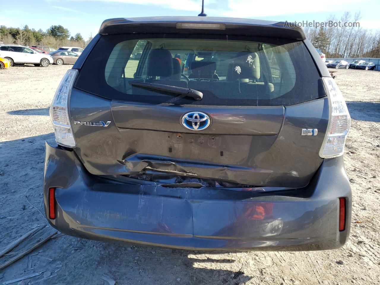 2012 Toyota Prius V  Gray vin: JTDZN3EU0C3104612